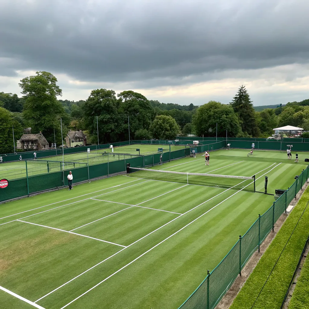 Tennis courts at VORENQULITH